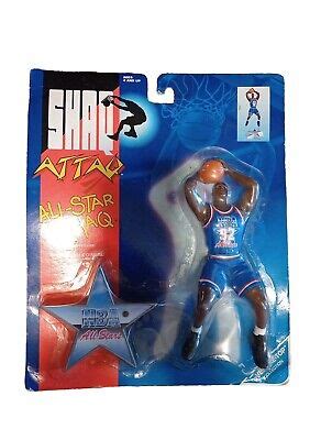 Kenner Nba Shaq Attaq All Star Shaquille Toy Action Figure New Ebay