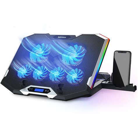 TopMate C11 Laptop Cooling Pad RGB Gaming Notebook Cooler, Laptop Fan ...