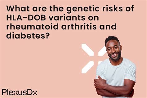 What are the genetic risks of HLA-DOB variants on rheumatoid arthritis