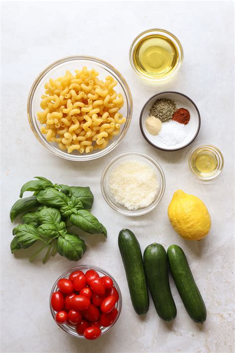 15 Minute Cucumber Tomato Pasta Salad The Natural Nurturer