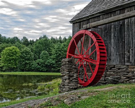 Vermont Grist Mill Photograph by Edward Fielding - Pixels