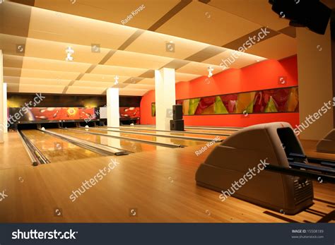 interior bowling alley stock photo  shutterstock