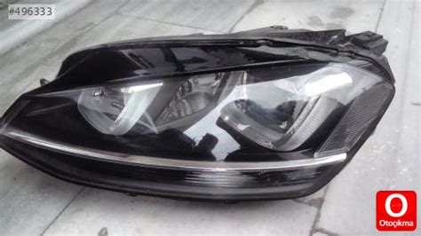 Volkswagen Golf Sol Far U Led Orjinal Kma Kma Yedek