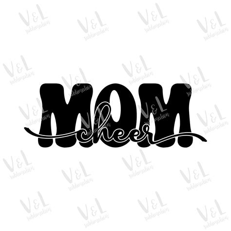 Cheer Mom Svg Cut File For Cheer Mom Svg File Cheer Mama Svg Cheer Svg For Cheer Mom Svg Files