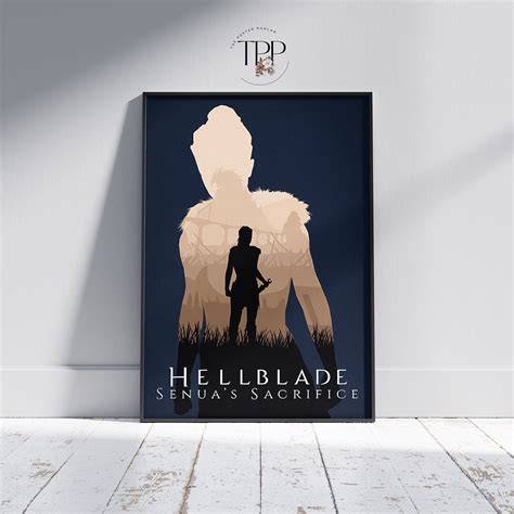 Hellblade Game Poster Senuas Sacrifice Wall Art Gaming Etsy