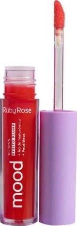 Gloss Labial Ruby Rose Mood Plump Beleza Na Web