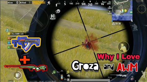 This Is Why I Love Groza And Awm Pubg Mobile Intense Gameplay Pubg