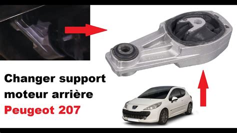 Changer support moteur arrière Peugeot 207 ou autres véhicules YouTube