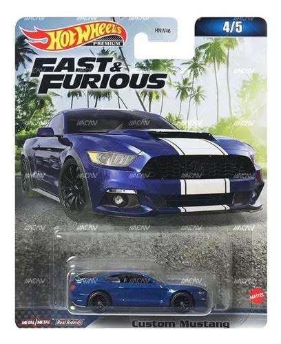 Ford Mustang Custang Custom Fast Furious Hot Wheels Premium Cor