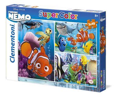 Clementoni Gdzie Jest Nemo Puzzle 3w1 144 Elementy Smyk