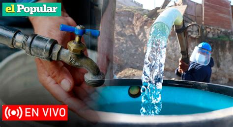 Corte De Agua Hoy Sedapal Sábado 22 De Octubre Del 2022 En Comas El