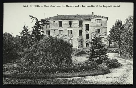 Rueil Malmaison Sanatorium De Buzenval La Fa Ade Et La Cour Nord