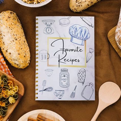 Libro De Recetas Para Escribir En Tus Propias Recetas Paquete De