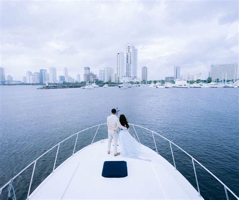 Manila Bay Wedding Prenup Shoot On A Yacht Discover And Beyond