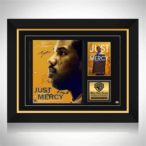 Just Mercy Script Limited Signature Edition Custom Frame | RARE-T
