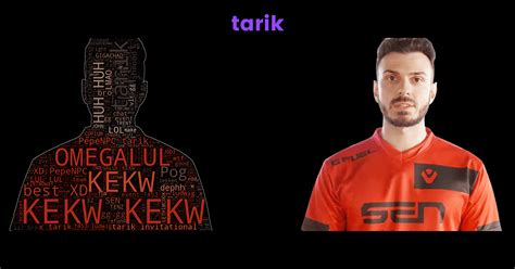 I converted tarik's recent livestream's chat to a wordcloud of him! : r