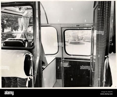 Interior from a tourist bus Stock Photo - Alamy