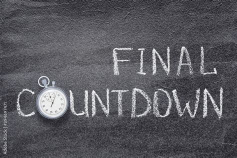 final countdown  stock photo adobe stock