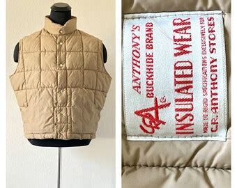 Tan Puffer Vest Etsy