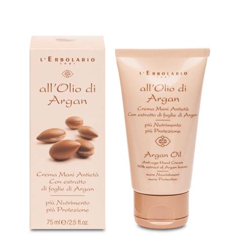 L Erbolario Crema Mani Antietà All Olio di Argan 75 ml