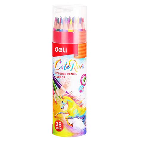 Bút chì 36 màu C00337 - Deli