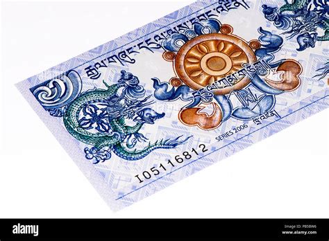 Ngultrum Bank Note Of Bhutan Ngultrum Is The National Currency Of