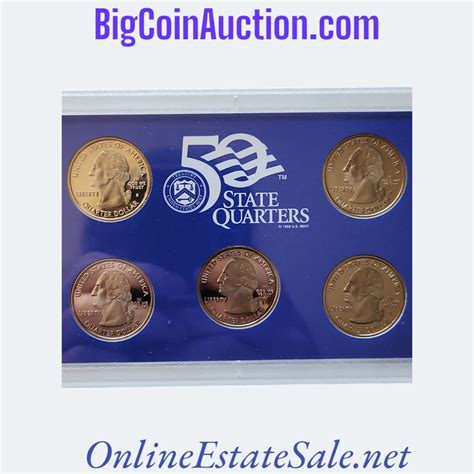 United States Mint State Quarters Silver Proof Set Estatesales Org