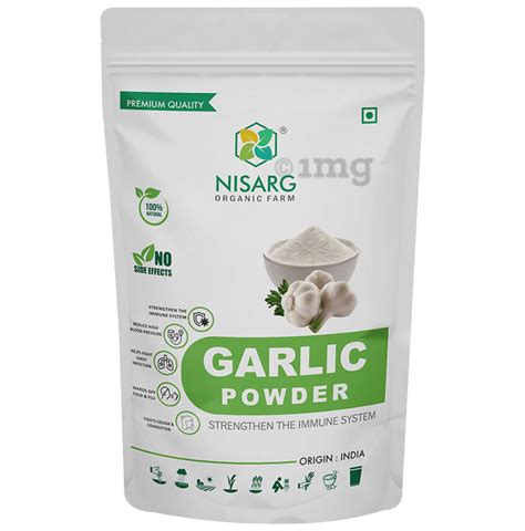 Nisarg Organic Farm Garlic Powder Buy Packet Of Gm Powder At