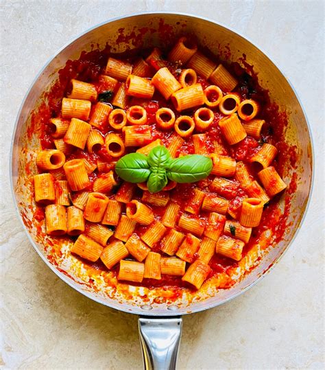 Mezzi Rigatoni With Spicy Nduja Sauce The Alberti Twins