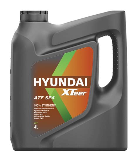 Масло для АКПП HYUNDAI Xteer ATF SP4 Hyundai Kia Mitsubishi SP 4