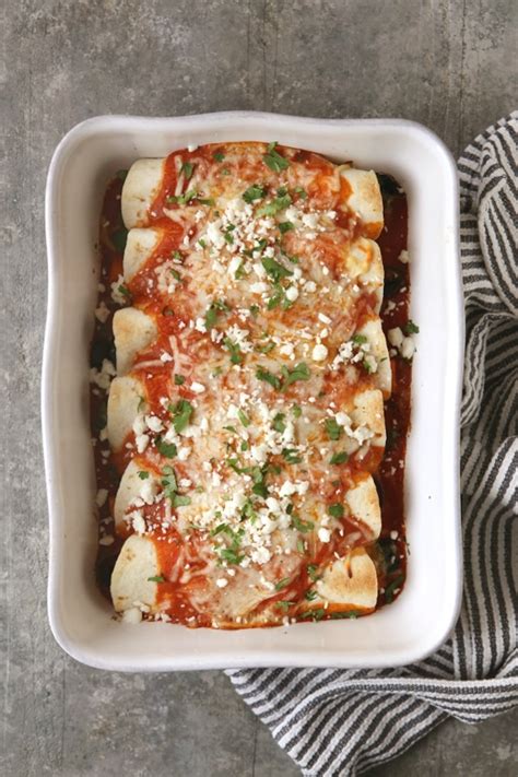 Butternut Squash Mushroom And Poblano Enchiladas Completely Delicious