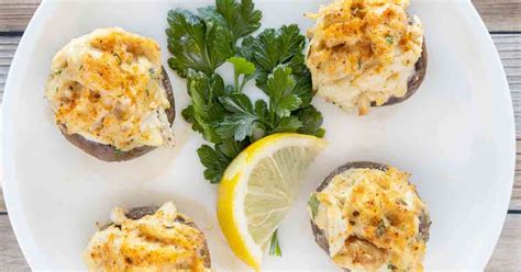 Crab Stuffed Mushrooms Recipe Samsung Food