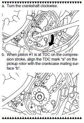 Timing Marks On Crank Yamaha R6 Forum YZF R6 Forums