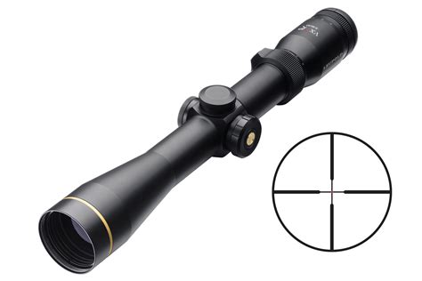 Leupold Vx R 3 9x40mm Matte Riflescope With Firedot Illuminated Duplex