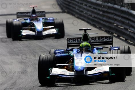 Felipe Massa BRA Sauber Petronas C24 And Jacques Villeneuve CDN