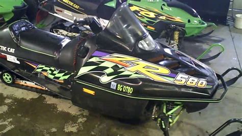 Lot 1742a 1996 Arctic Cat Zr 580 Carb Running Youtube