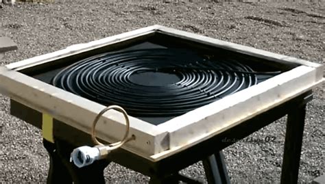 How To Start Making Portable Solar Thermal Copper Coil Water Heater