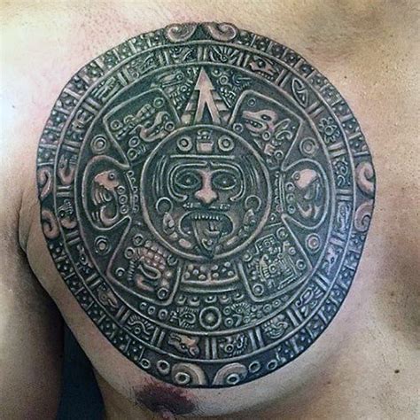 Mayan Tattoos For Men Masculine Design Ideas