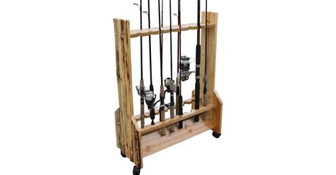 Rush Creek Creations Fishing Rod Rolling Storage Rack Price