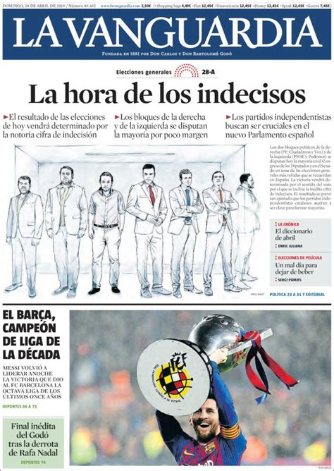 Periódico La Vanguardia España Periódicos de España Toda la prensa