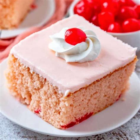 Maraschino Cherry Cake - The Country Cook