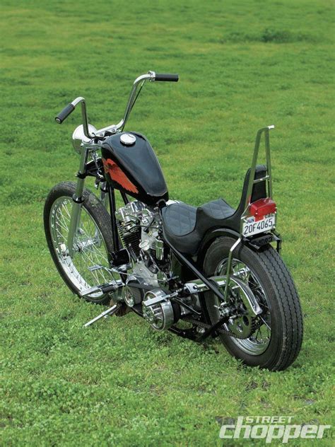 Old Skool Harley Shovelhead Classic Harley Davidson Bobber Motorcycle