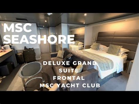 Deluxe Grand Suite Nica Do Msc Yacht Club Msc Seashore Youtube