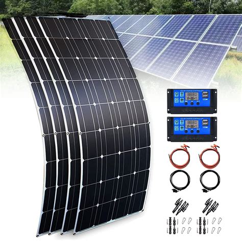 Gehpyyds Panel Solar Monocristalino W Piezas W Kit De