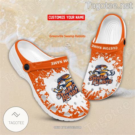 Greenville Swamp Rabbits Logo Crocs Clogs - BiShop - Tagotee