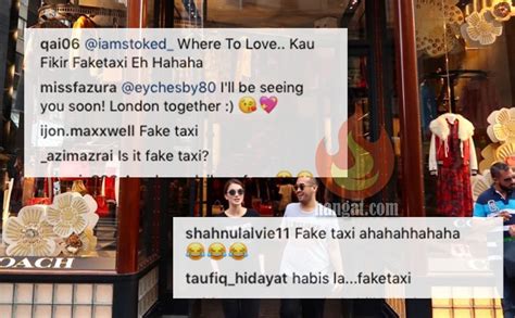 Gambar Fazura Naik ‘fake Taxi’ Di London Jadi Perhatian Netizen Tv Sensasi