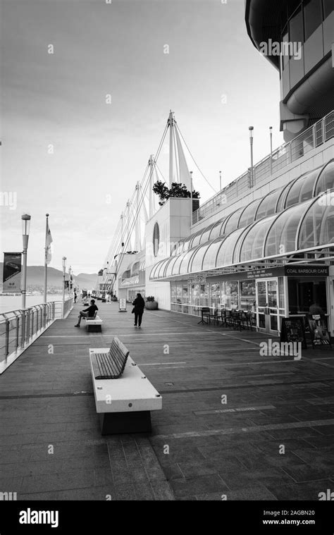 Bc place night view Black and White Stock Photos & Images - Alamy