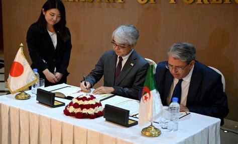 Algeria Japan Joint Economic Committee Agreement Signed