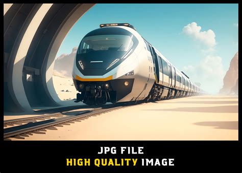High-speed Modern Futuristic Train View Graphic by WODEXZCreative