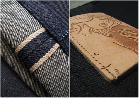 Naked Famous Elephant And Oz Black Heavyweight Denim